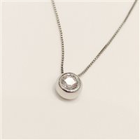 Collana Vidali Gioielli Donna in Oro bianco Diamante 0.10 Ct COOR-17-34 - COOR-17-34